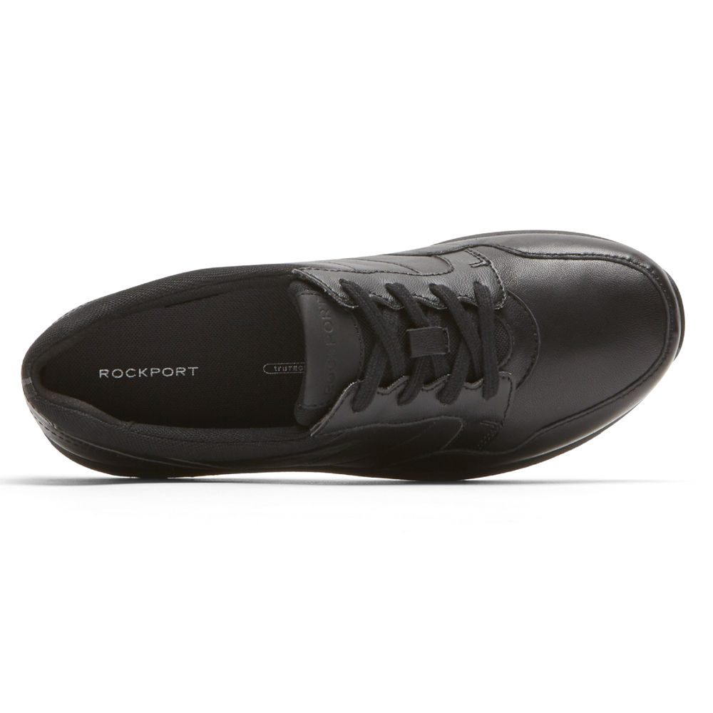 Rockport Singapore Womens Sneakers - Trustride Lace-Up Black - ML6142308